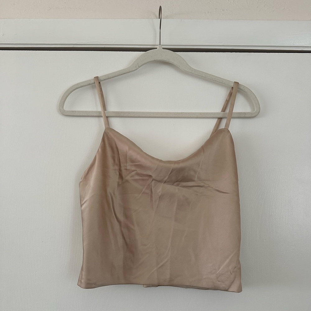 revelry flora satin skirt and flynn satin top